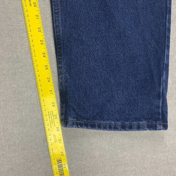 Wrangler Jeans Mens Size 46x30 Authentics Blue Denim Regular Fit ZM200SD Relaxed - Picture 10 of 13